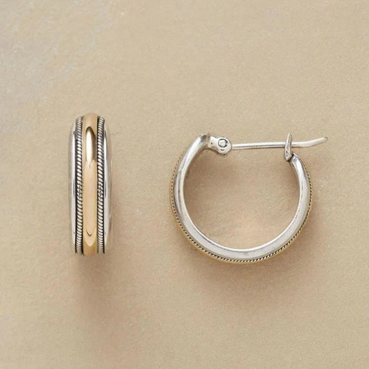 Party Exaggerated Ear Hook Patchwork Moroccan Retro Style Big Earrings