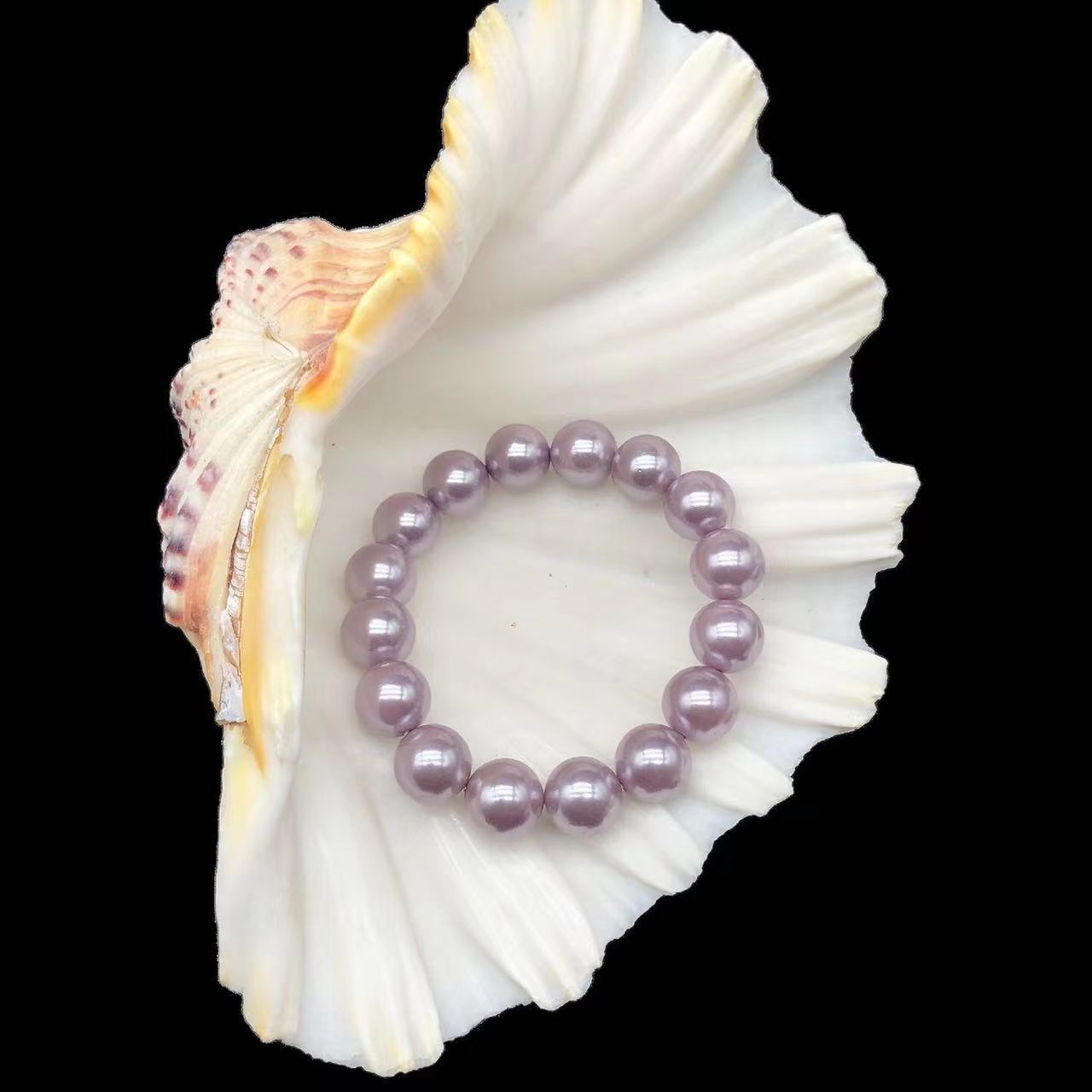 Flawless Shell Pearls Does Not Fade Perfect Circle Strong Bracelets