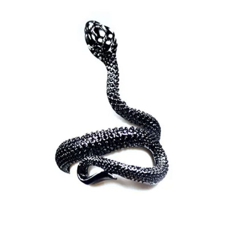 Spirit Snake Ornament Retro Punk Exaggerated Personalized Rings