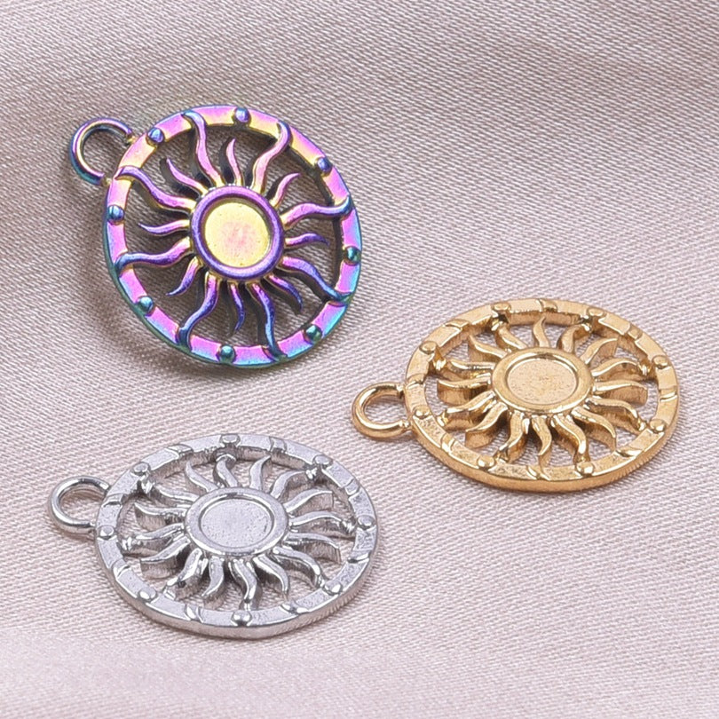 Sun Parts Handmade Ornament Vacuum Plating Necklaces