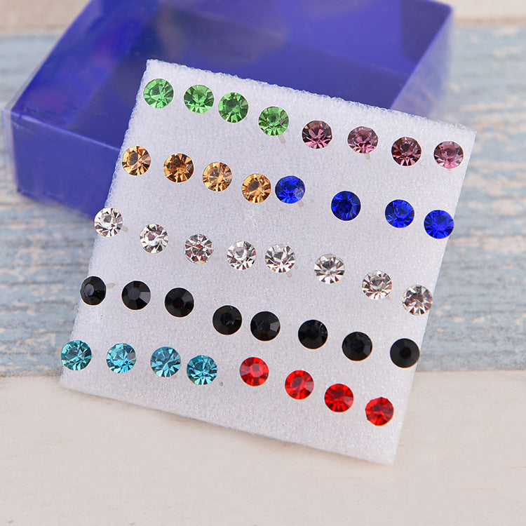 Women's Ear One Box Set Korean Simple Earrings