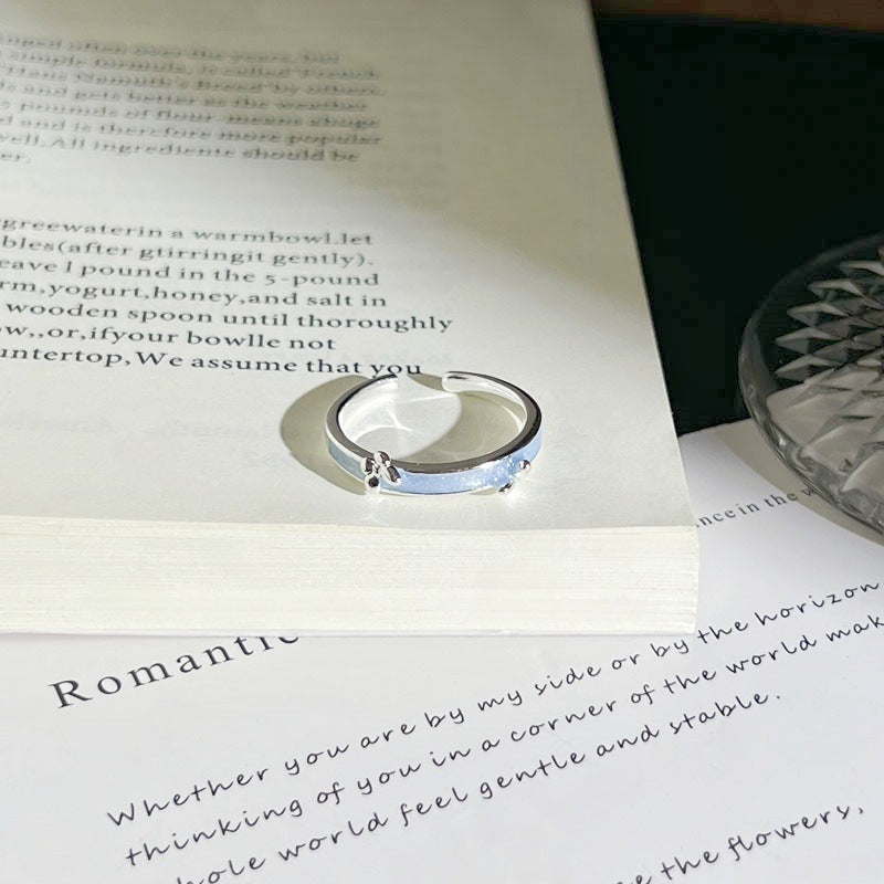Flower Light Luxury Temperament Female Niche Summer Unique Design Sense Ring