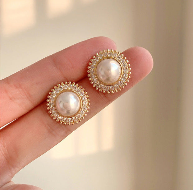 Women's Sier For Trendy Summer Simple Compact Earrings