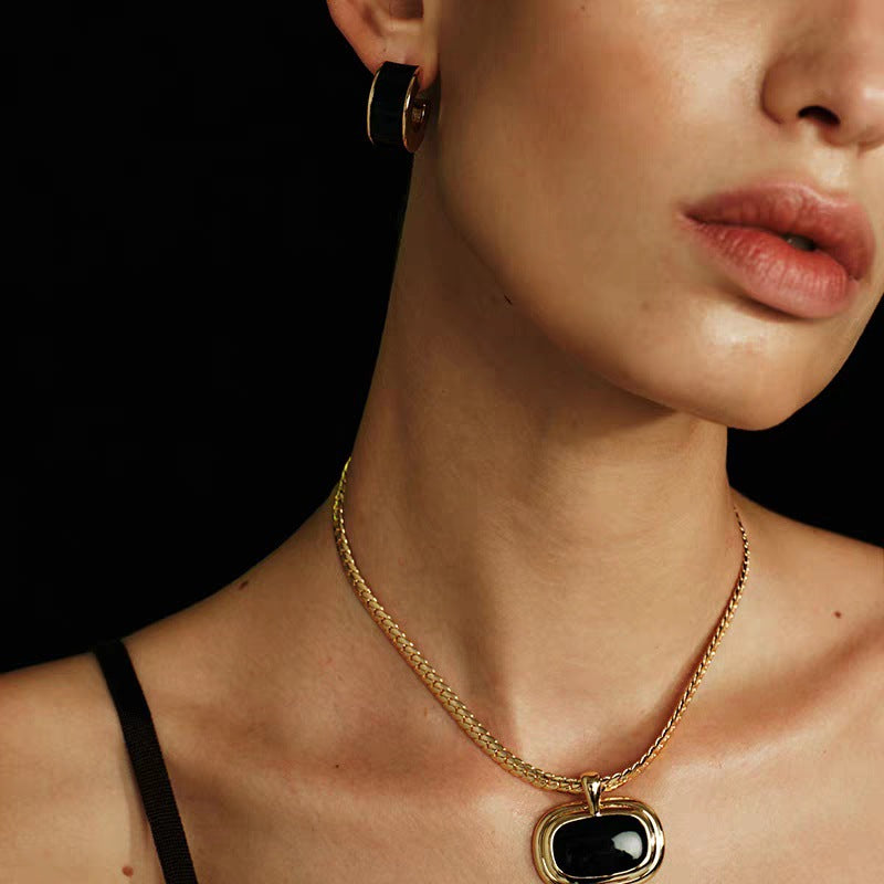 Drip Glazed Fashionable Simple Design Sier Temperament Everyday Rings