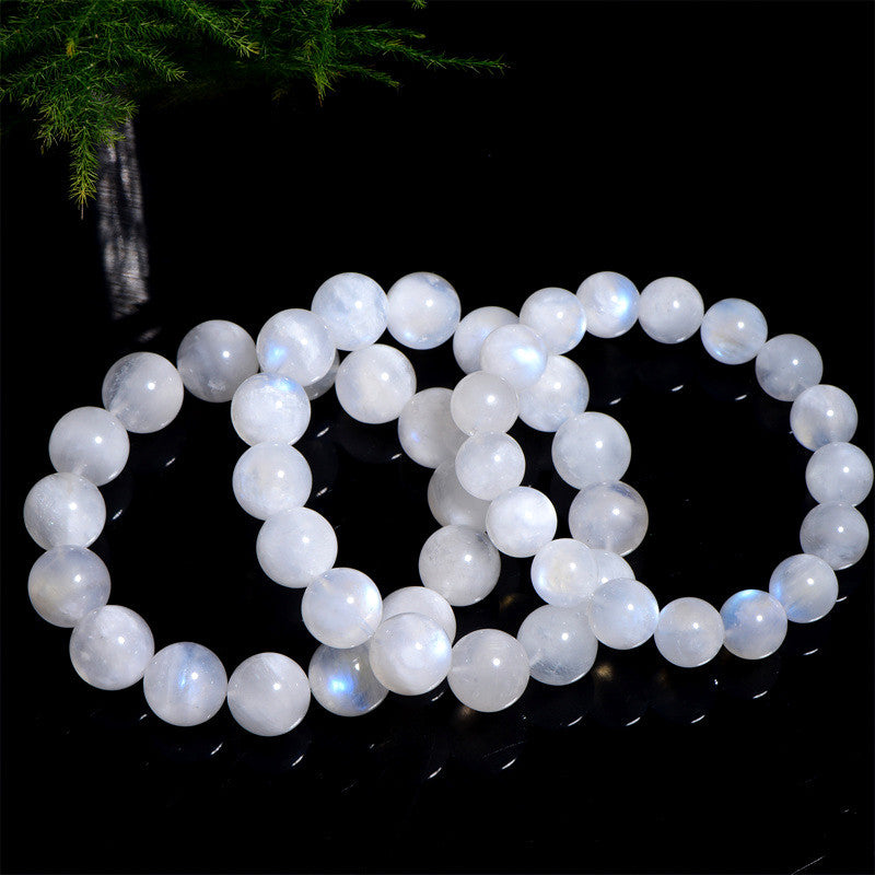 Crystal Natural Blue Moonlight Ball White Bracelets