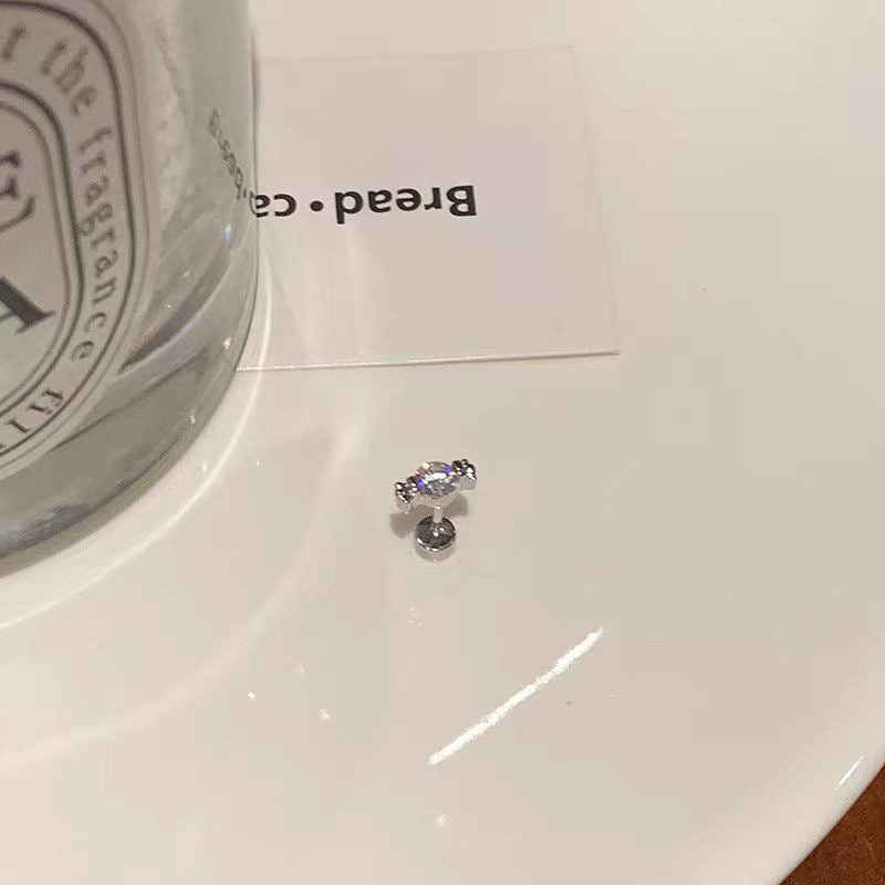 Titanium Steel Ear Bone Sleeping No Need Stud Earrings