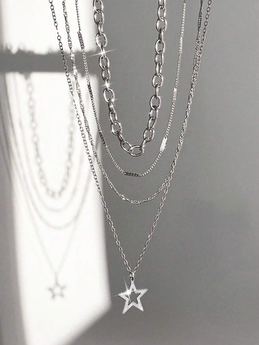 Simple Suit Sweet Cool Slim Chain Necklaces