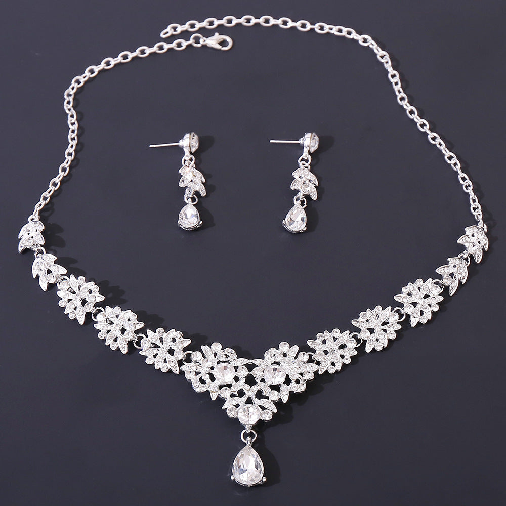 Bridal Suit Two-piece Set Wedding Jewelry Necklaces