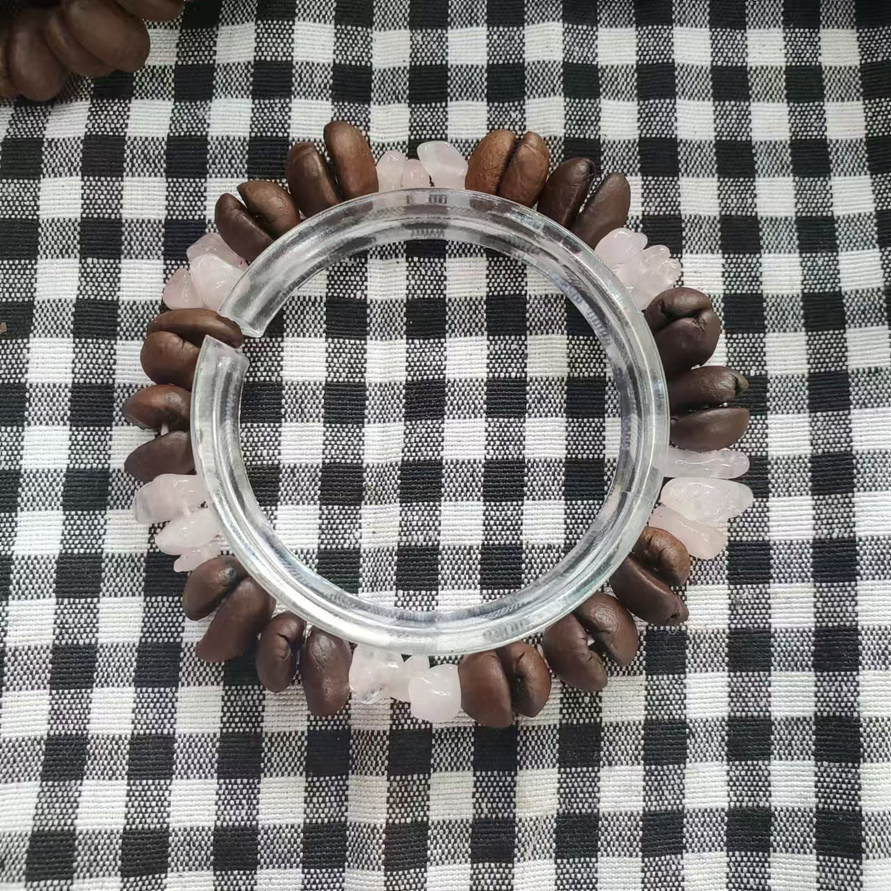 Coffee Bean Ebony Kitten Head Passion Fruit Seed Bracelets