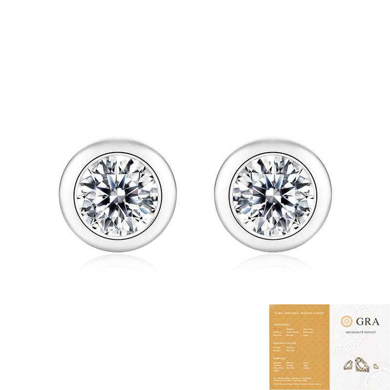 Cool Classic Bubble Sier Simple Eardrops Earrings
