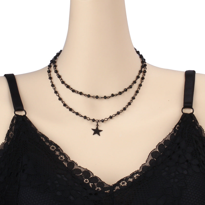 Ornament Geometric Chain Cross Style Simple Fashion Necklaces