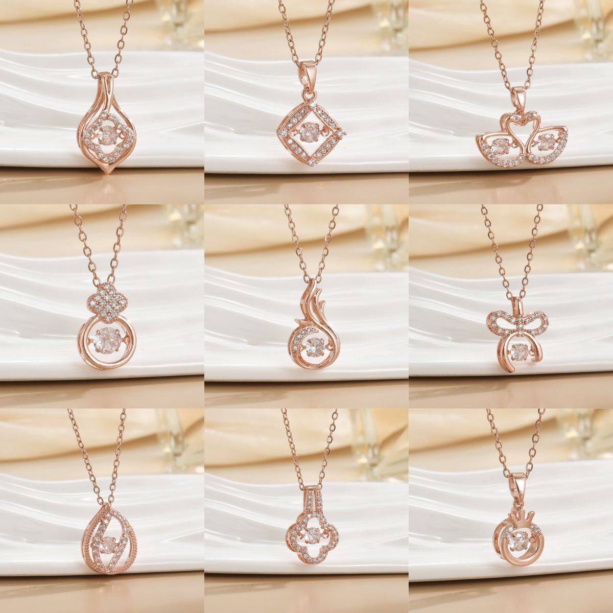 Women's Fading Smart For Simple Graceful Clover Clavicle Chain Niche Necklaces