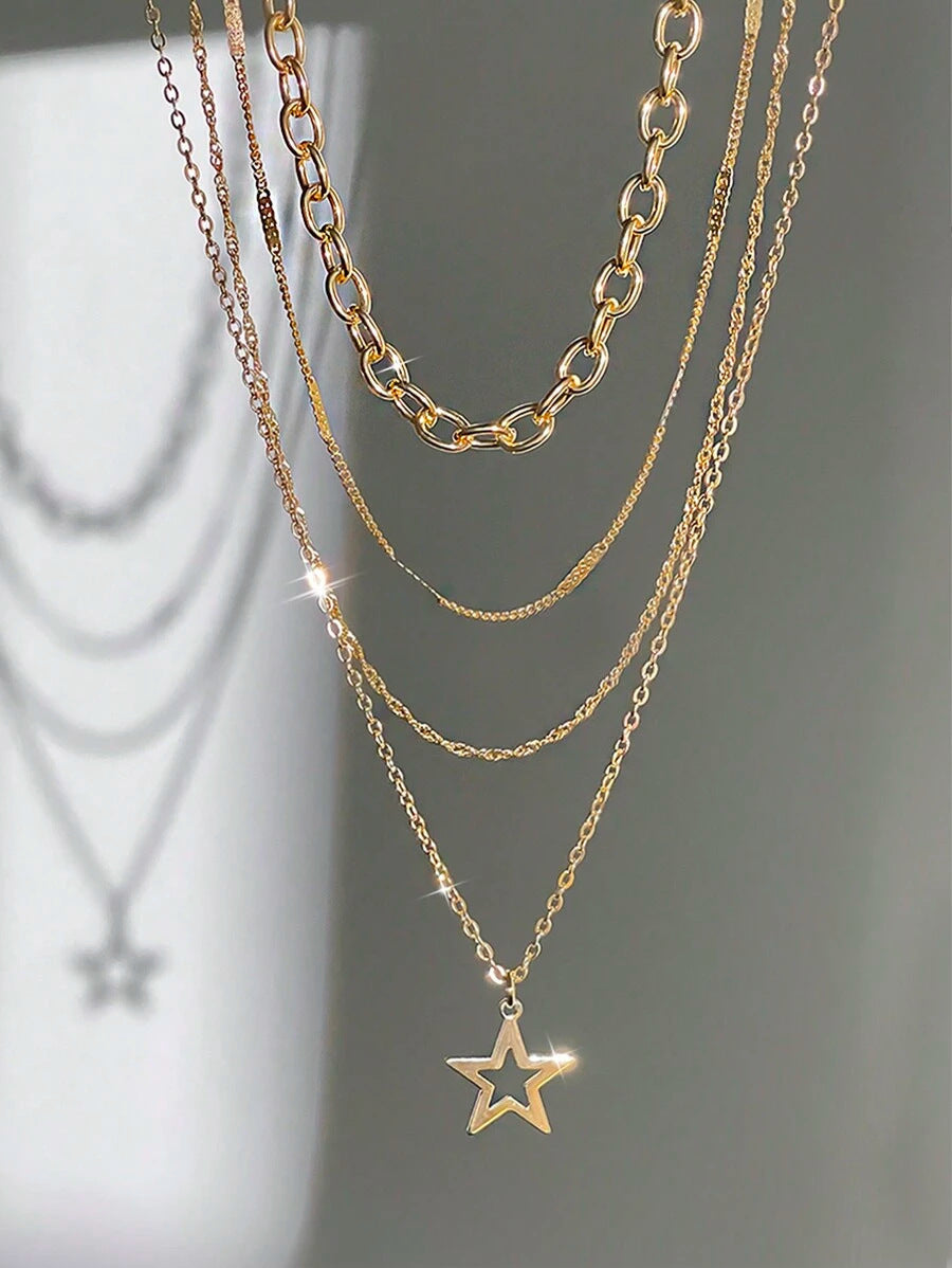 Simple Suit Sweet Cool Slim Chain Necklaces