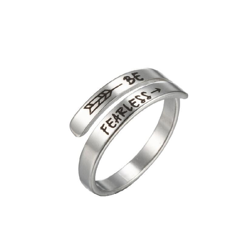 Women's Vintage Open Fashion Stainless Steel Adjustable Rings