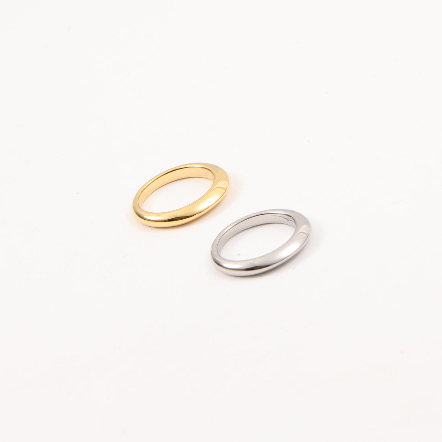 Arc Eccentric Titanium Steel Gold Plating Bracelets