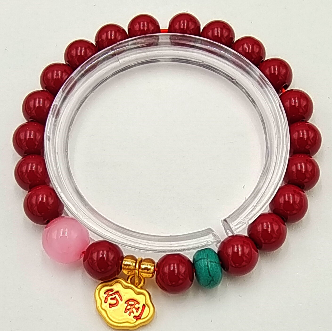 Women's & Men's Cinnabar Red Lucky Fortune For Life Safe Bracelets