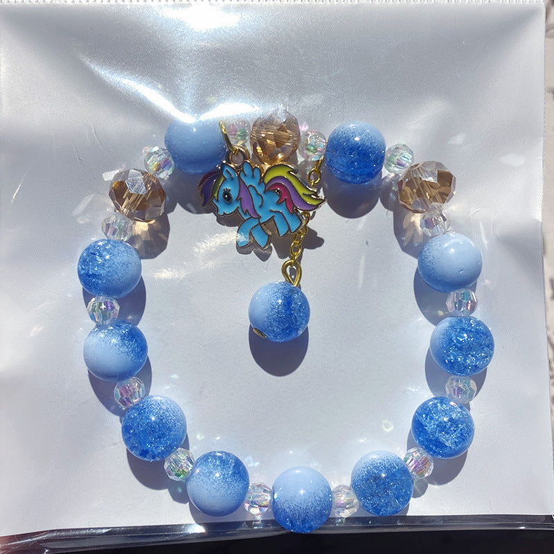 Pony Crystal String Beads Get Goods Bracelets