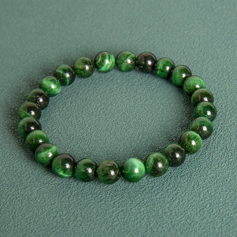 Men's Commuter Green Gold Purple Tiger Natural Bracelets