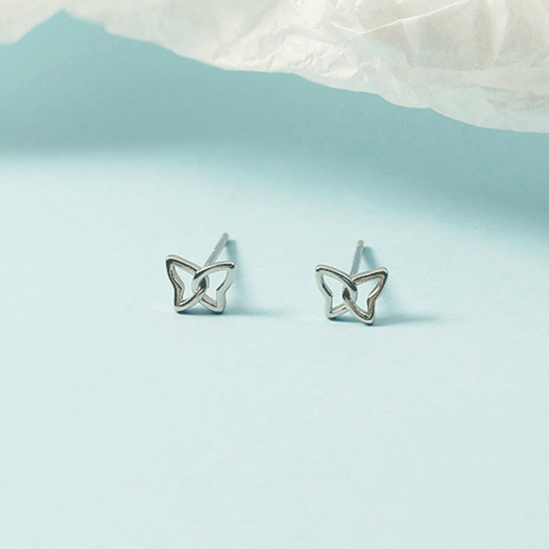 Women's Butterfly Niche Design Small Exquisite Trendy Stud Earrings