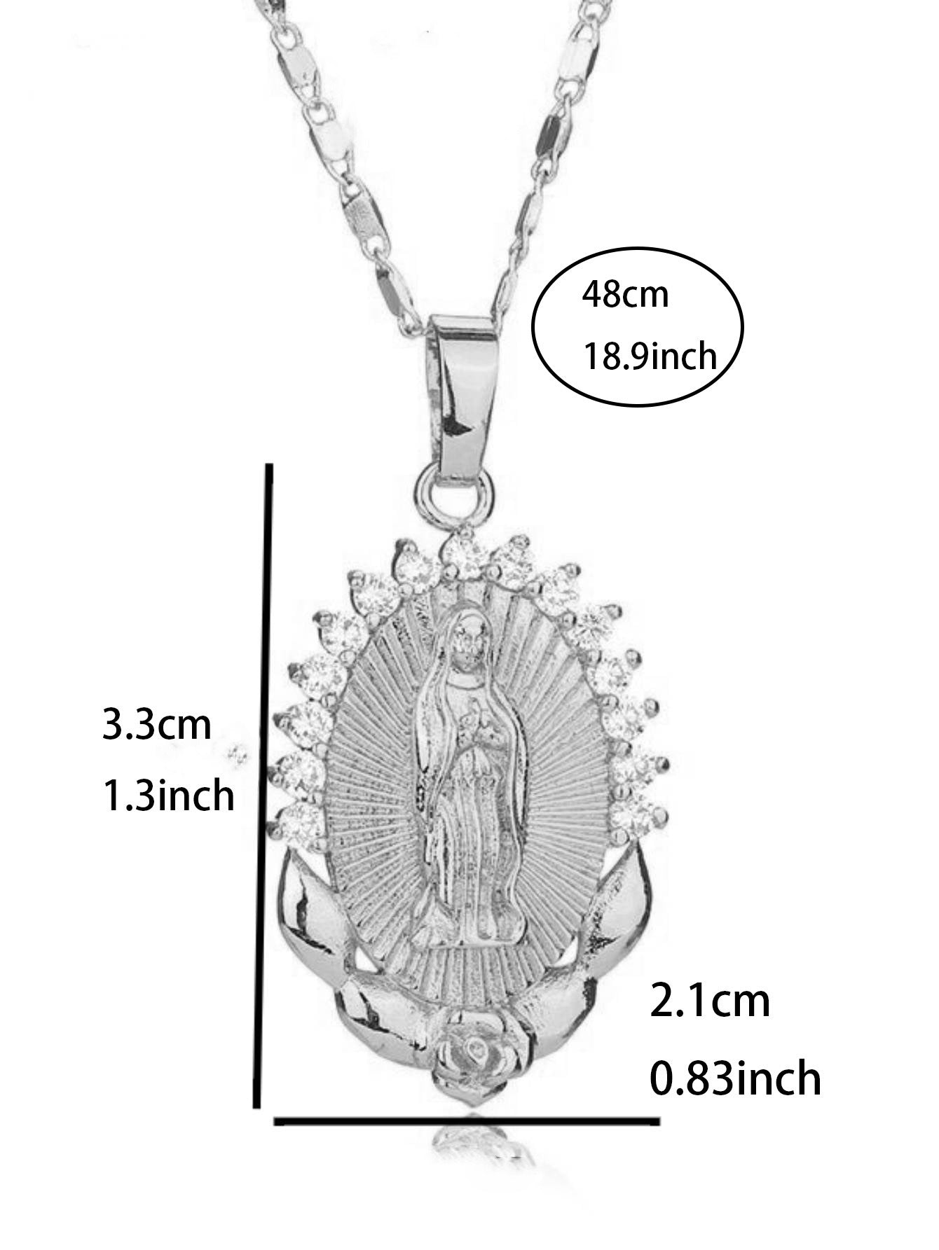 Women's Design High Sense Virgin Religious Female Necklace