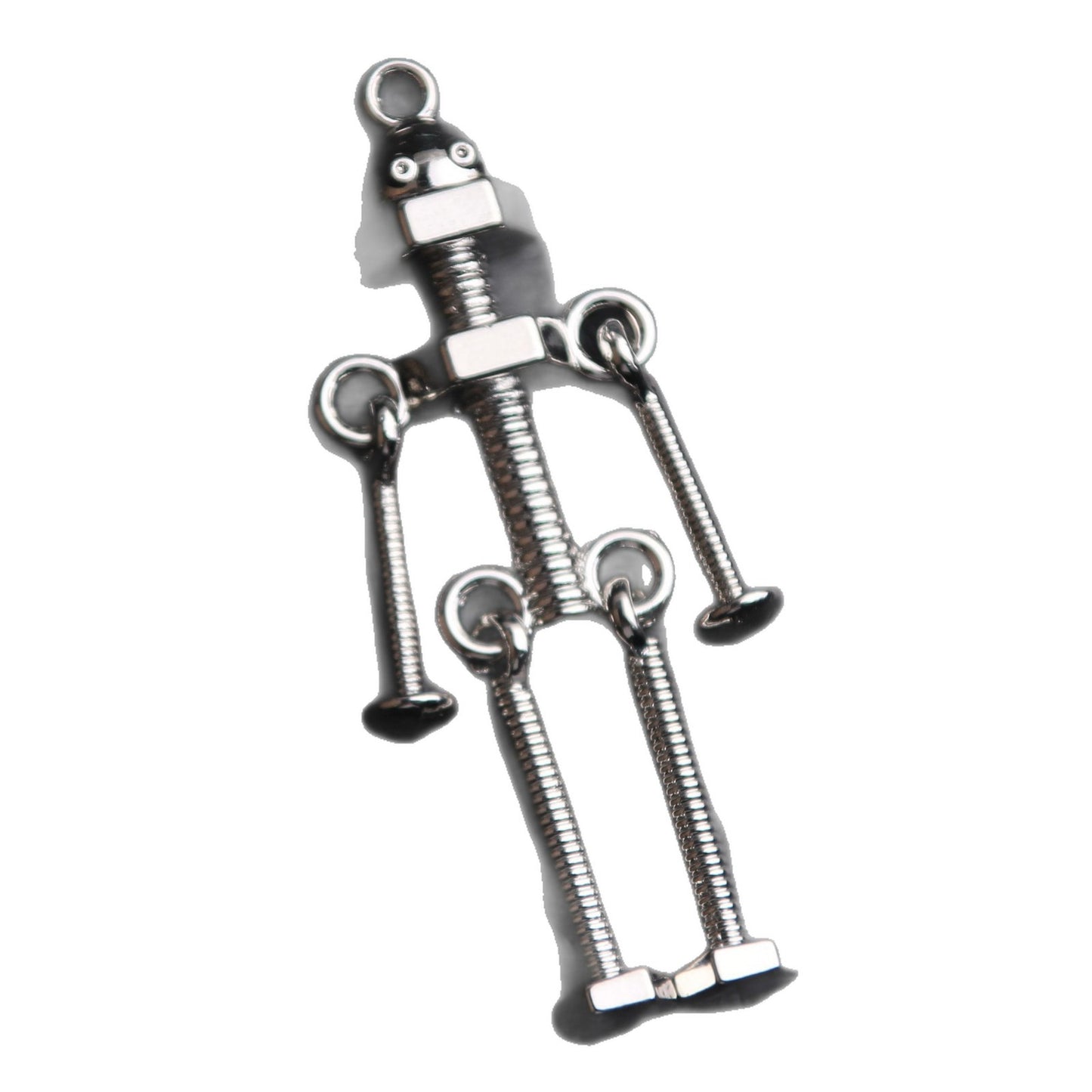 Women's & Men's Disco Punk Screw Robot Trendy Hip Hop Necklaces