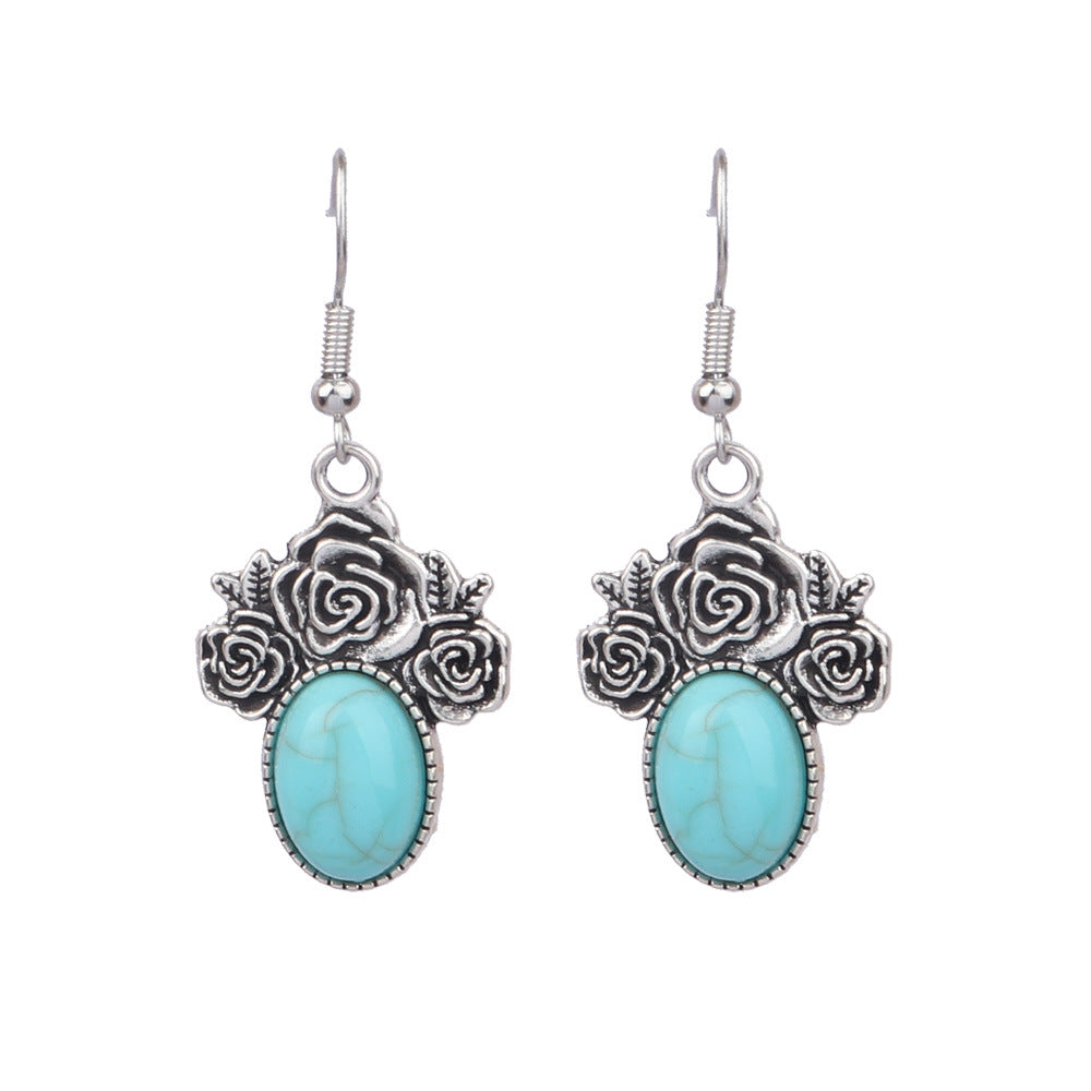 Vacation Style Popular Alloy Geometric Female Earrings