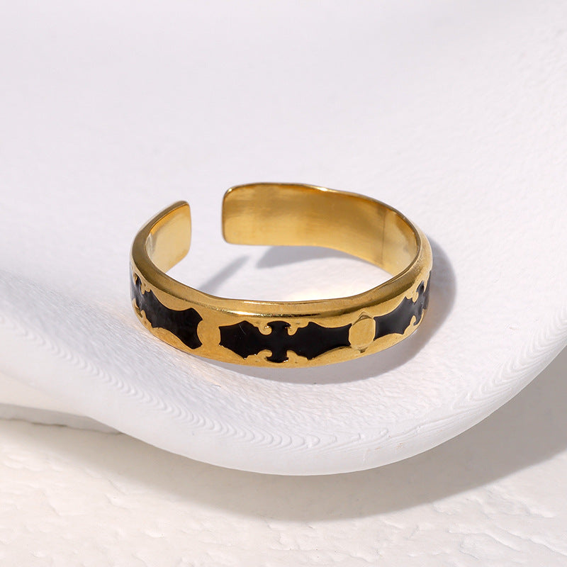 Oil French Entry Lux Elegant Gold Plated High Rings