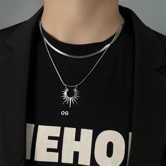 Bones Chain Light Luxury Minority High-grade Simple Pendants