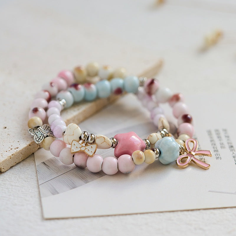 Ceramic Chinese Female Accessories Ethnic Style Bracelets