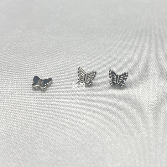 Alloy Shell Cat's Paw Butterfly Love Earrings