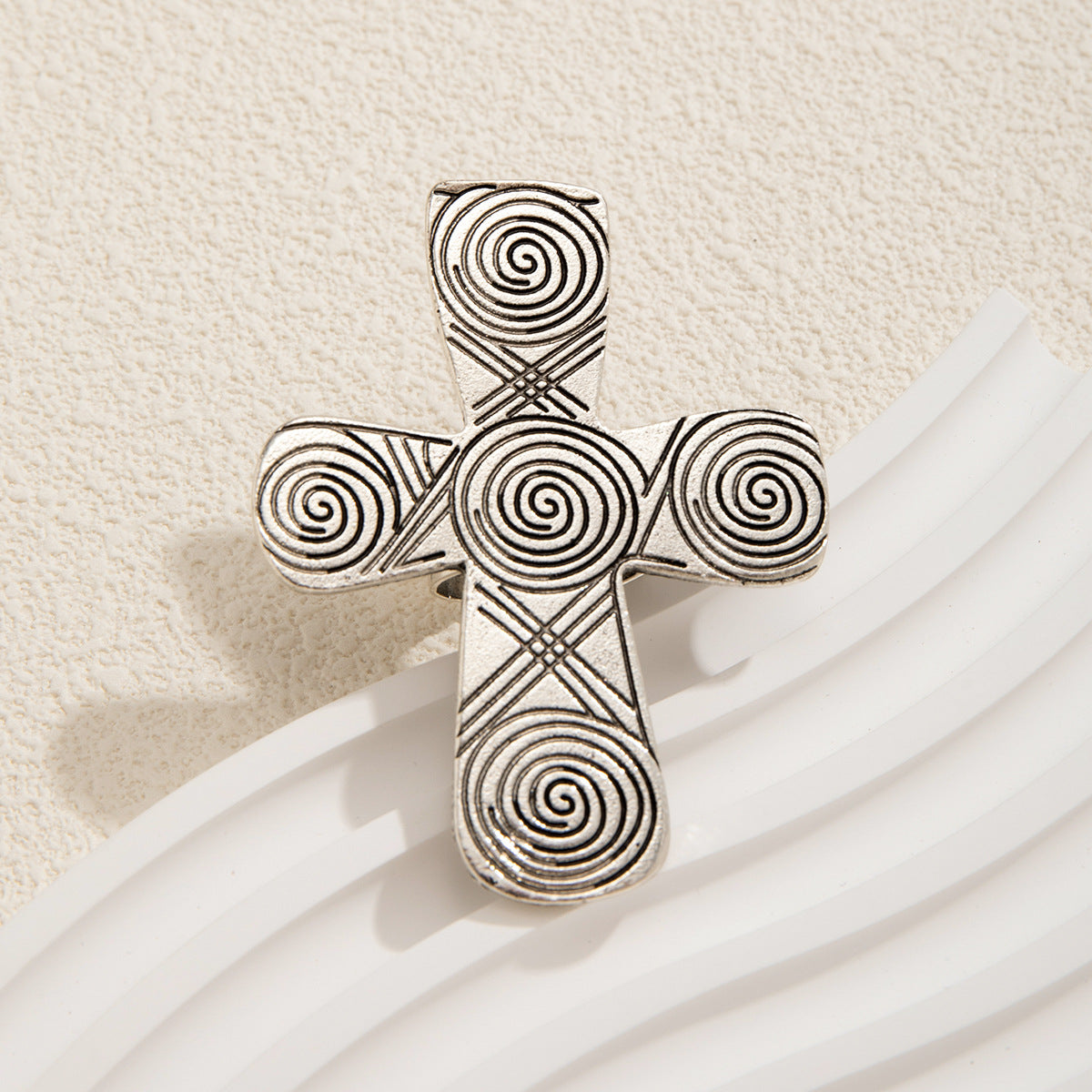 Exaggerated Sweet Cool Style Metal Big Love Rings