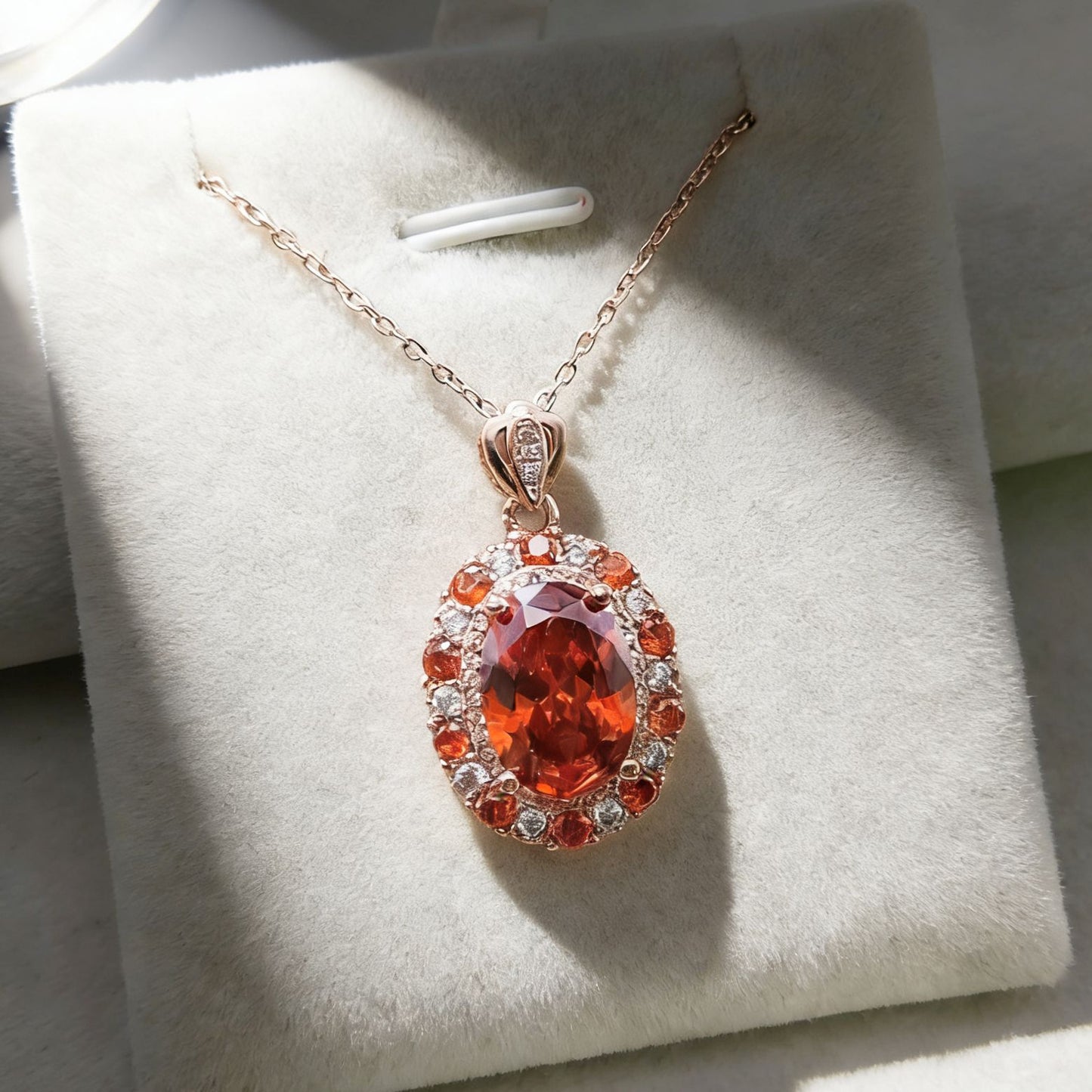 Women's Luxury Pink Diamond Argyle Big For With Colored Jewelry Set