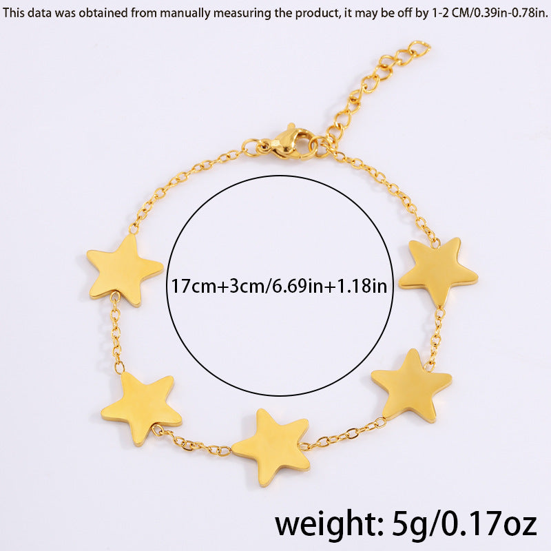 Stainless Steel Bead High-grade Fashion Simple Bracelets