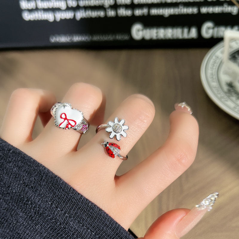 Fish Geometric Open Female Special Interest Light Ring