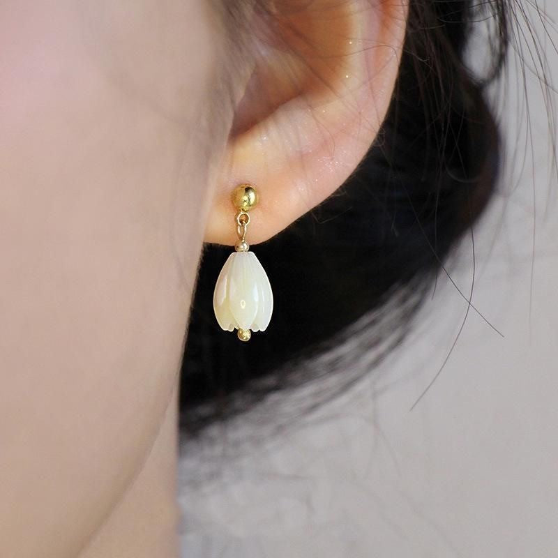 An Female Mori Style Sense Ear Clip Light Luxury Earrings