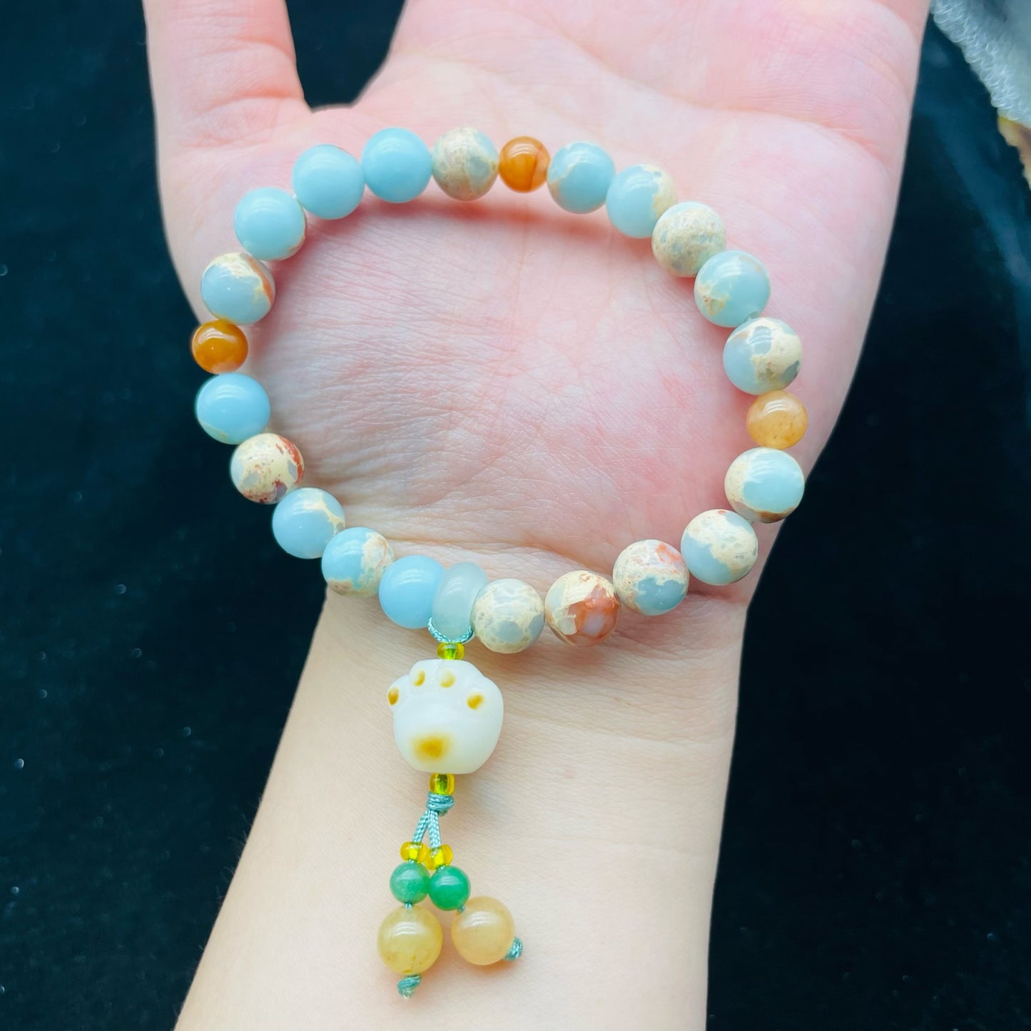 Women's Fresh Beaded High Sense Stone Girlfriend Bracelets