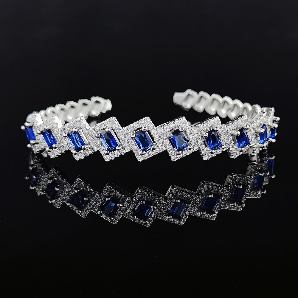 Irregular Opening Adjustable Personality Light Luxury Design Bracelet