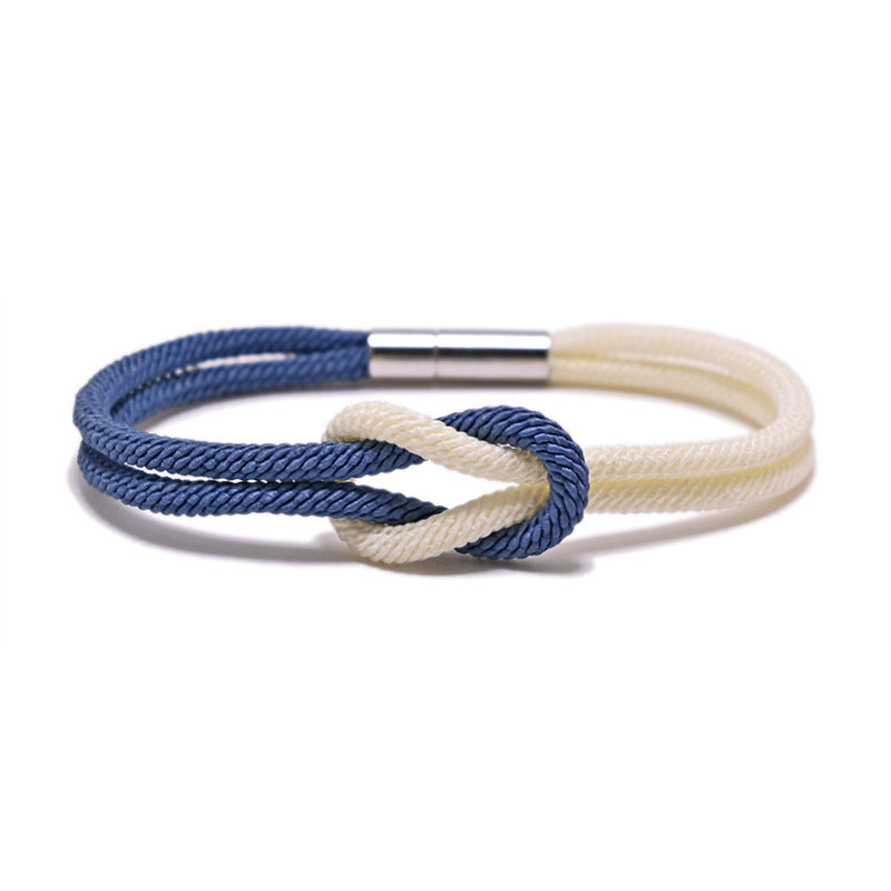 Zhang Support Color Truelove Knot Milan Rope Carrying Strap Bracelet