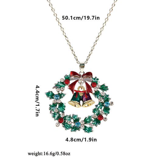 Christmas Diamond Garland Popular Sweater Chain Necklaces