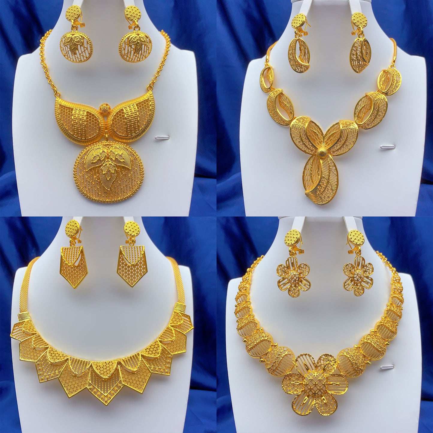 Nigeria Flower Bow Tie Peach Heart Window Pendant