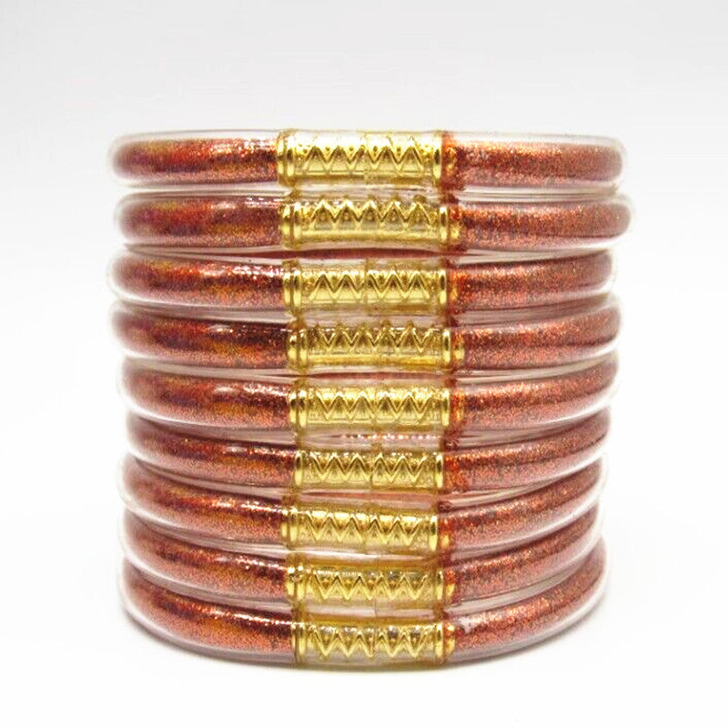 Women's Powder Combination Of Three Shiny Candy Color Bracelet