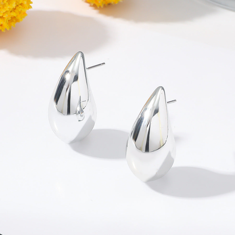 Women's Drop Ear Temperament Personality Metallic Teardrop Earrings