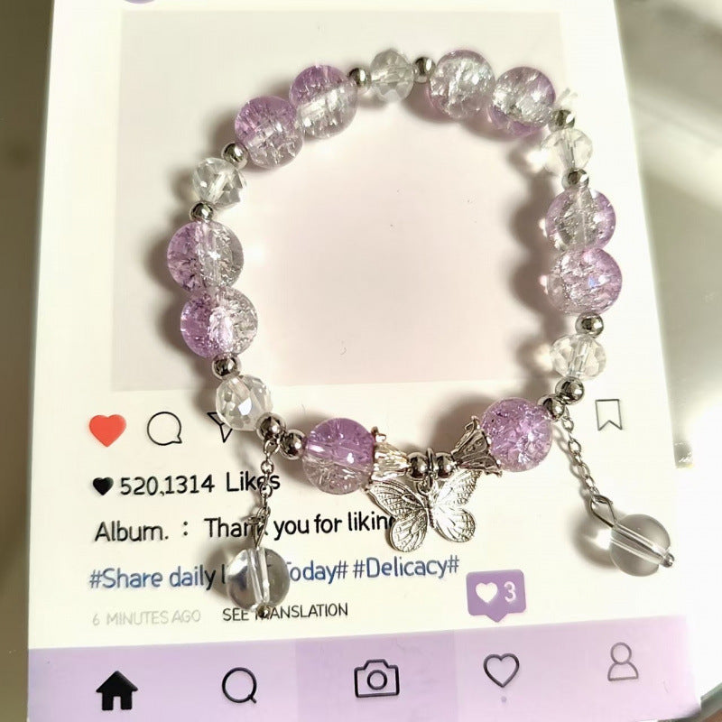 Moon Glazed Female Design Simple High Sense Versatile Bracelet