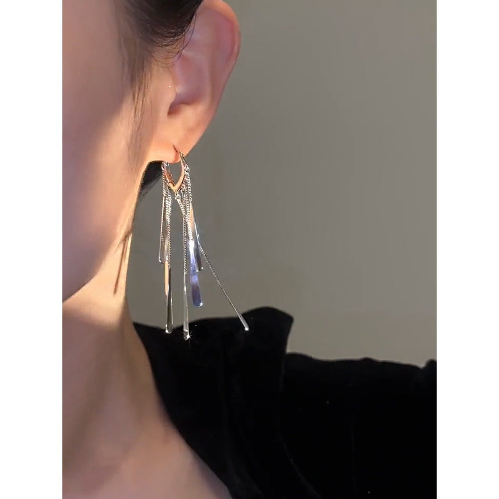 Women's Fringe Ear Clip High-grade Unique Design Earrings