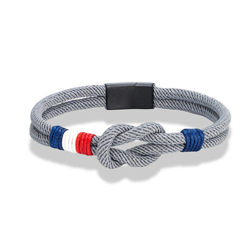 Women's & Men's French Flag Fashion Milan Rope Carrying Bracelets