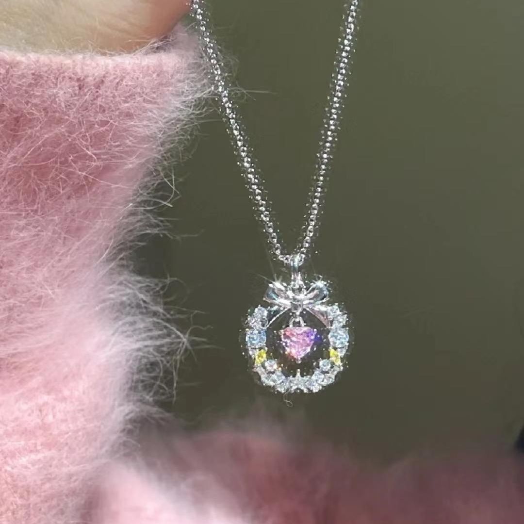 Garland Bow Cute Sweet Cool Sweater Necklaces