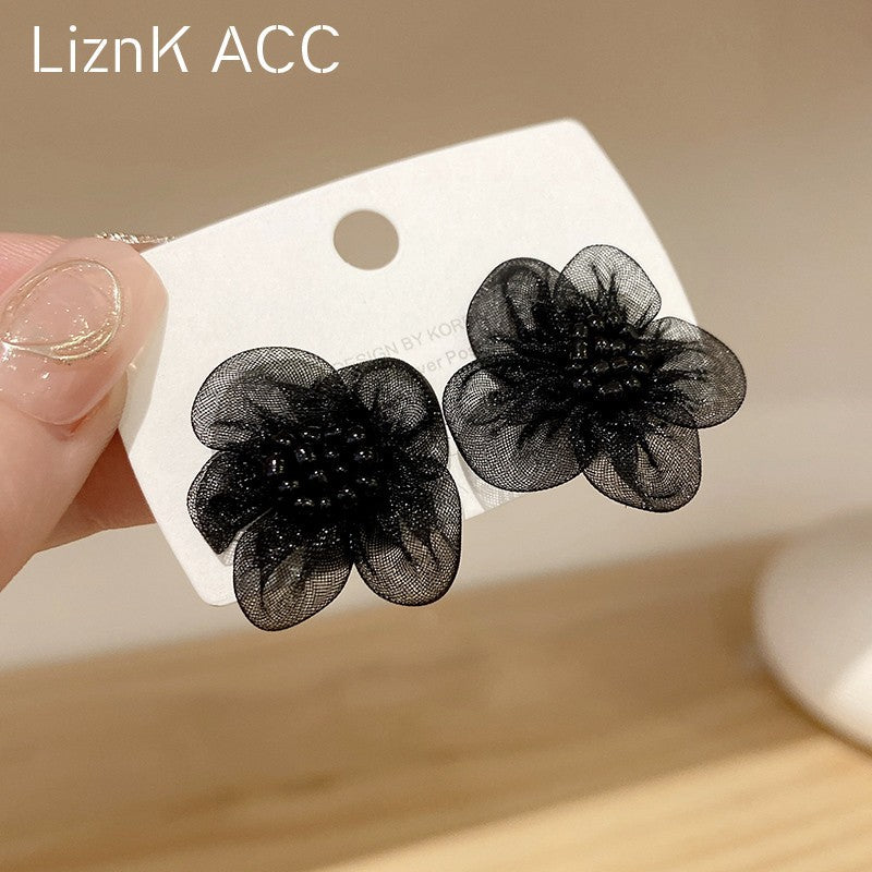 Popular Fashionable Elegant Female Flower Ear Earrings