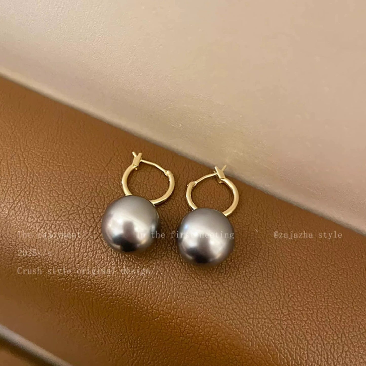 Women's Sier Needle Light Luxury Minority Pearl For Graceful Stud Earrings