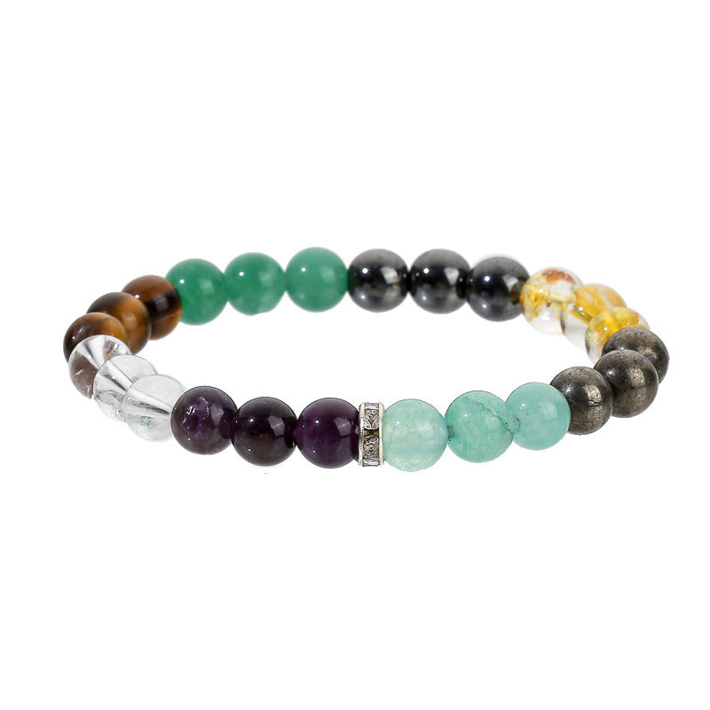 Women's & Men's Citrine Crystal Tiger Eye Obsidian Treasure Bracelets