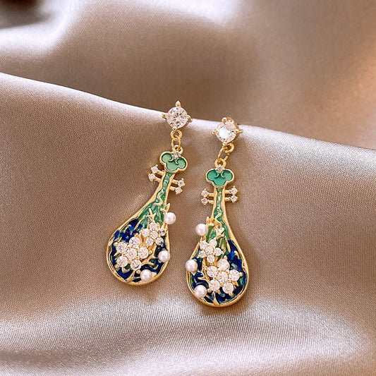 Women's Needle Ancient Style Pipa Fashionable Light Luxury High-grade Rings
